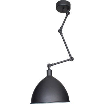 ByRydens - Suspension sur tige BAZAR 1xE27/5W/230V noire