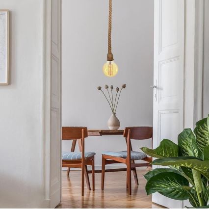 Câble d'alimentation 1xE27/60W/230V 1 m