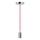 Câble d'alimentation 1xE27/60W/230V rose foncé/chrome brillant