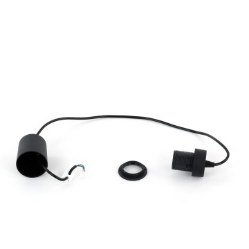 Câble d'alimentation EDI 1x E27/60W/230V 90 cm noir