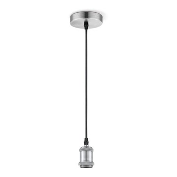 Câble d'alimentation VINTAGE 1xE27/60W/230V chrome mat