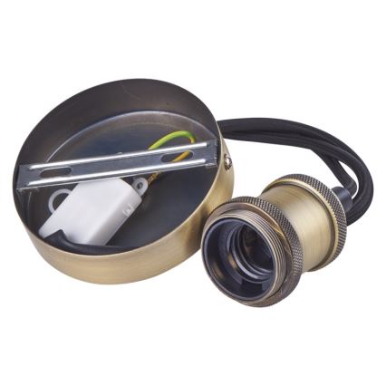 Câble d'alimentation VINTAGE 1xE27/60W/230V laiton