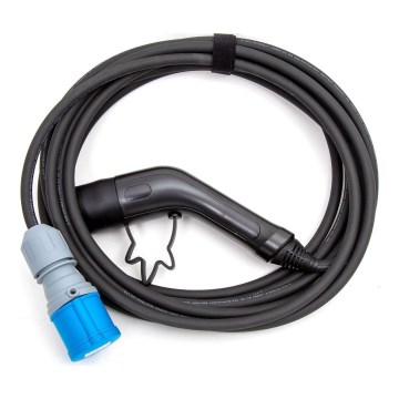 Câble de recharge pour camping-cars électriques type 2, 7 m, 3,6 kW, 16 A