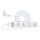 Câble d'extension connecté avec interrupteur 4Z Type E + 2x USB-A + 1x USB-C 1,5m Wi-Fi Tuya blanc