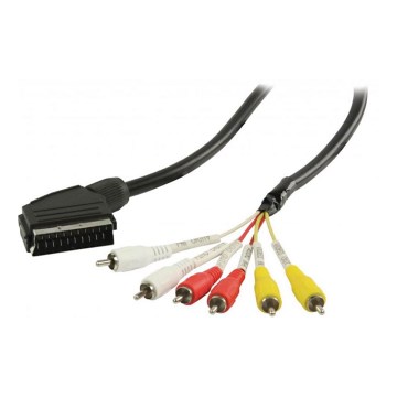 Cable péritel SCART 6 sorties