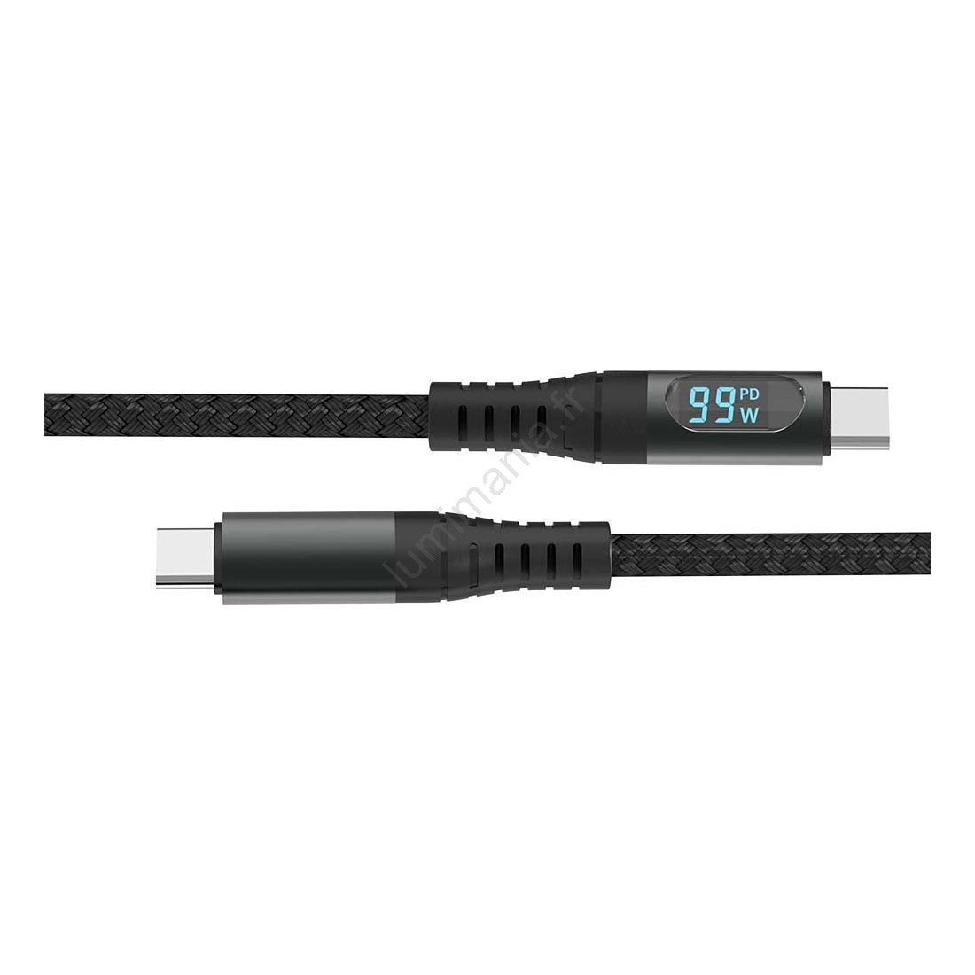 C ble USB Connecteur TYPE C Ecran LED 1m Lumimania C ble USB Connecteur TYPE C Ecran LED 1m Lumimania