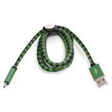 Câble USB USB A / port Micro USB 1m vert