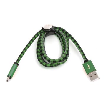 Câble USB USB A / port Micro USB 1m vert