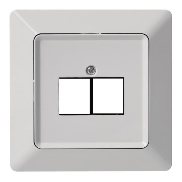 Cache prise 2xRJ45