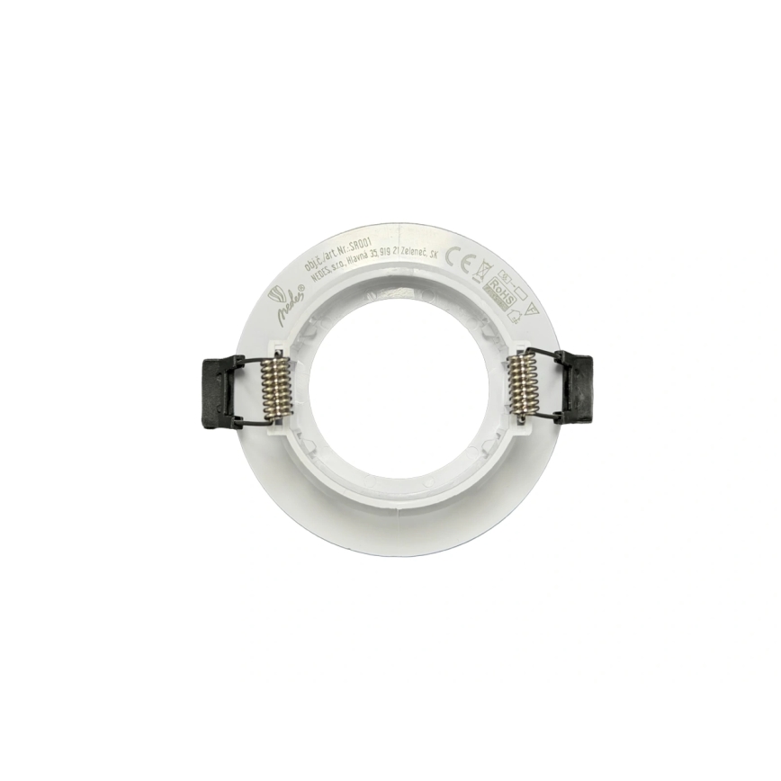 Cadre de finition pour spot encastré GU10 Ø 8,6 cm, blanc