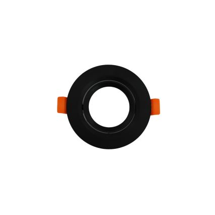 Cadre de finition pour spot encastré GU10, Ø 9 cm, noir