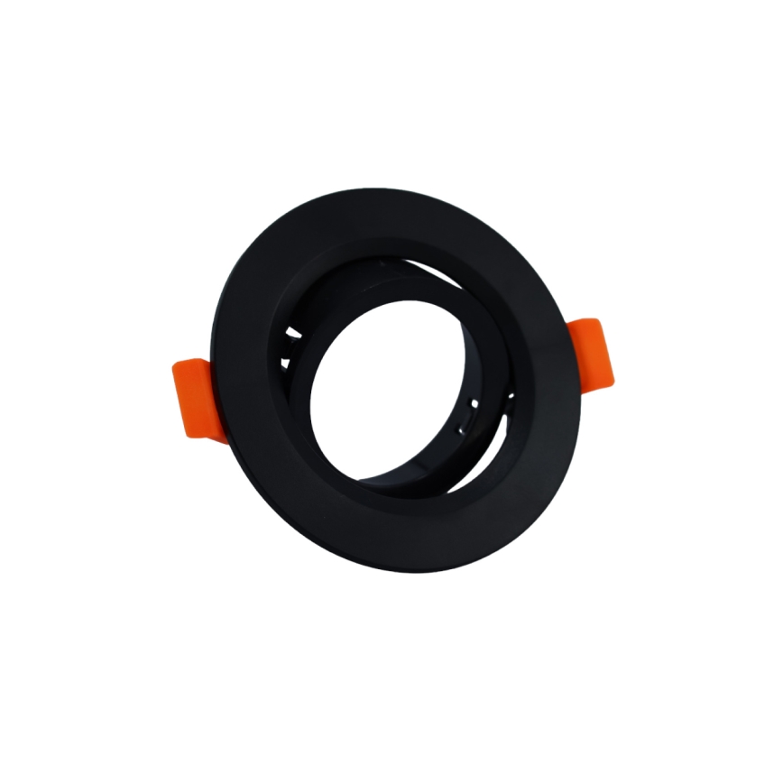Cadre de finition pour spot encastré GU10, Ø 9 cm, noir