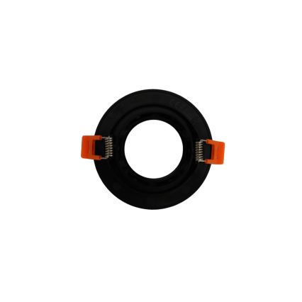 Cadre de finition pour spot encastré GU10, Ø 9 cm, noir