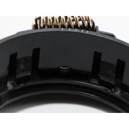 Cadre de finition pour spot encastré GU10, Ø 9 cm, noir