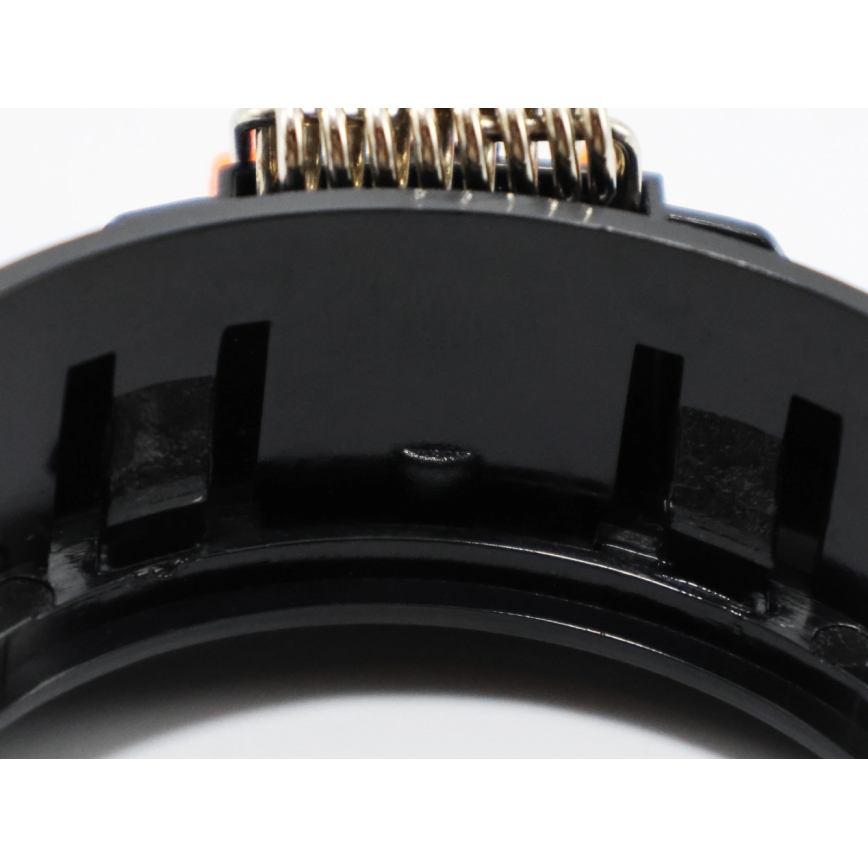 Cadre de finition pour spot encastré GU10, Ø 9 cm, noir