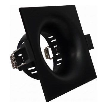 Cadre d'encastrement pour spot GU10 8,6x8,6 cm, noir