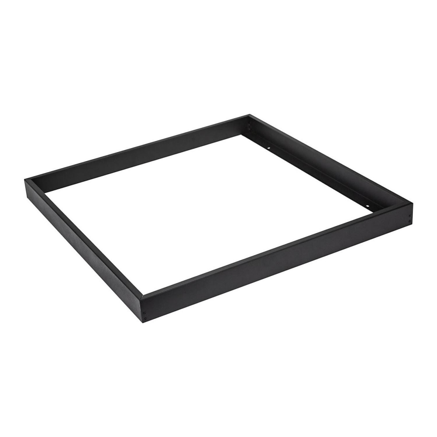 Cadre métallique pour l'installation de panneaux LED 600x600 mm noir