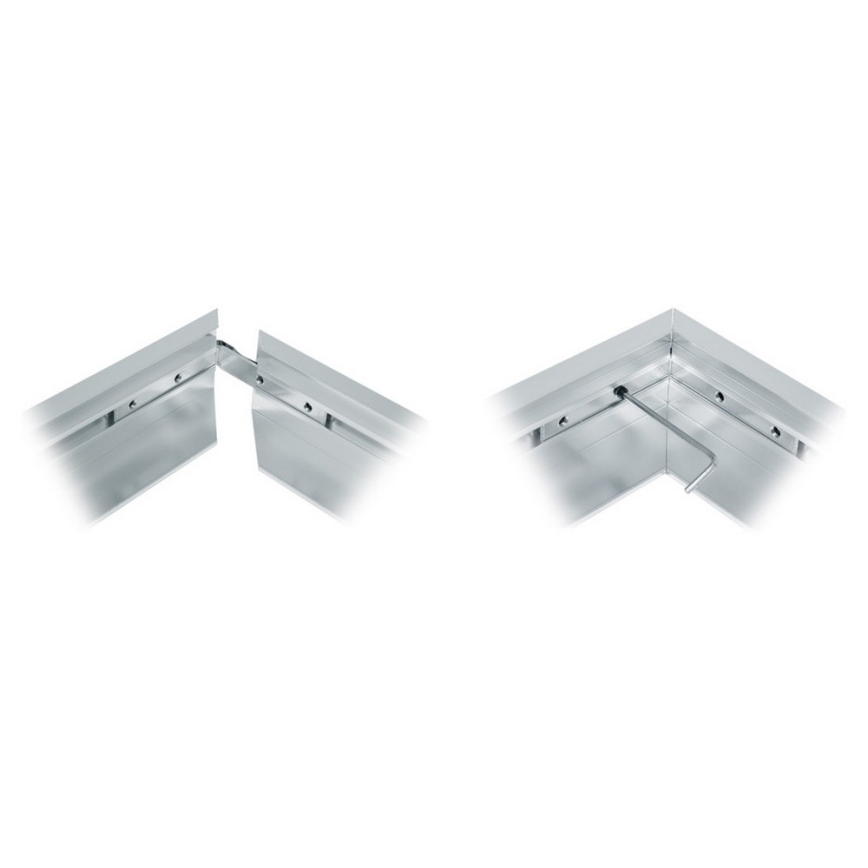 Cadre métallique pour l'installation de panneaux LED ZEUS 1200x600mm