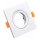 Cadre pour luminaire encastré GU10 9x9 cm blanc