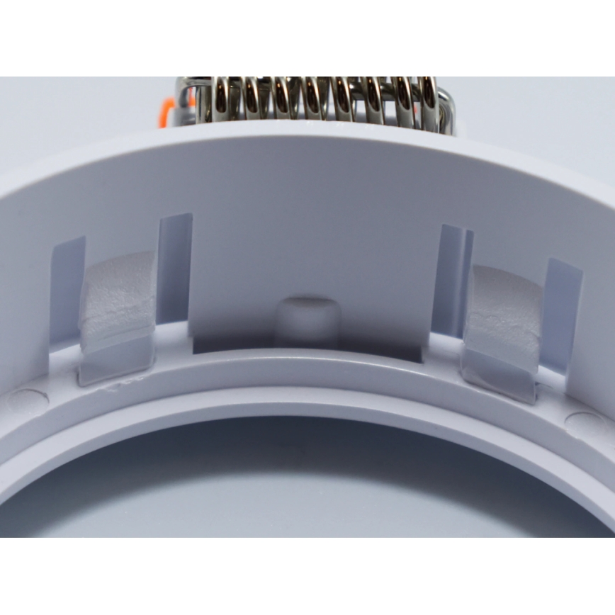Cadre pour luminaire encastré GU10 9x9 cm blanc