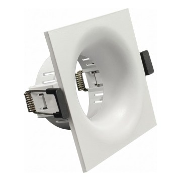 Cadre pour spot encastré GU10 8,6x8,6 cm blanc