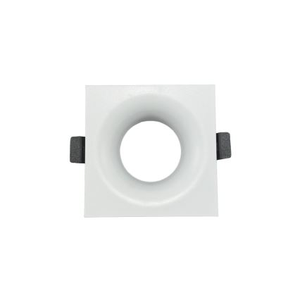 Cadre pour spot encastré GU10 8,6x8,6 cm blanc