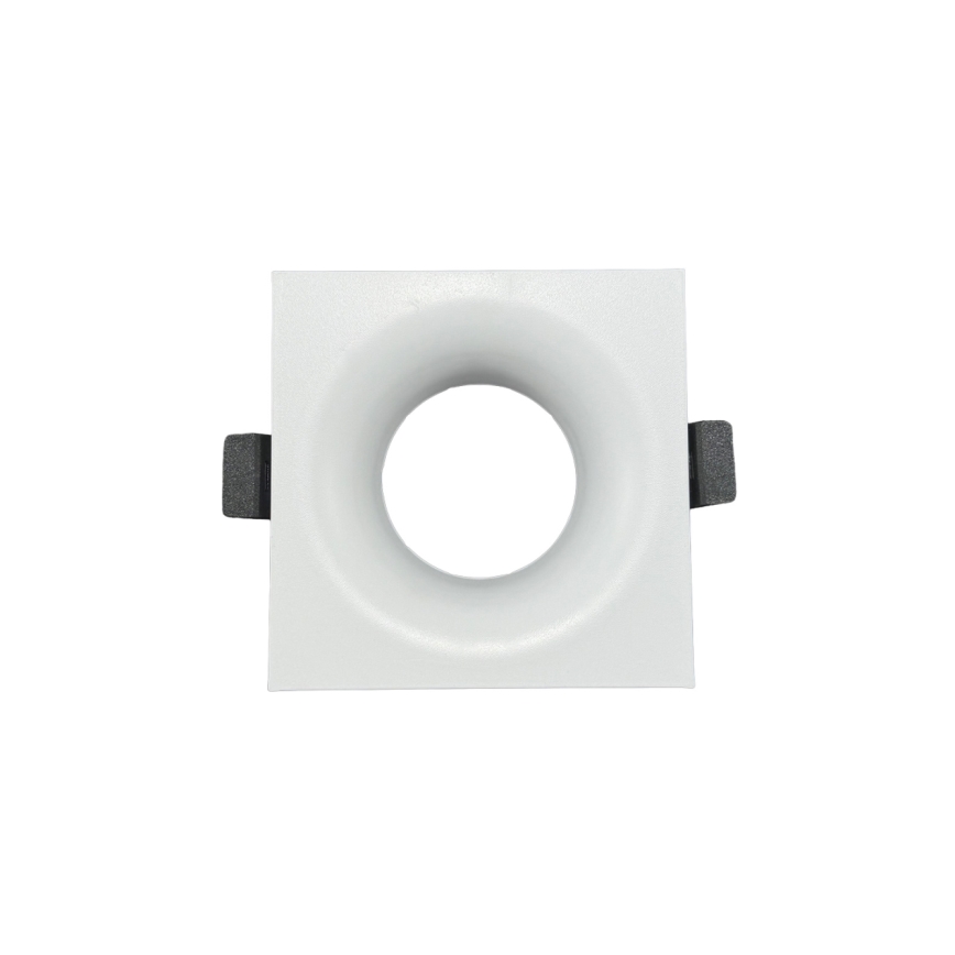 Cadre pour spot encastré GU10 8,6x8,6 cm blanc