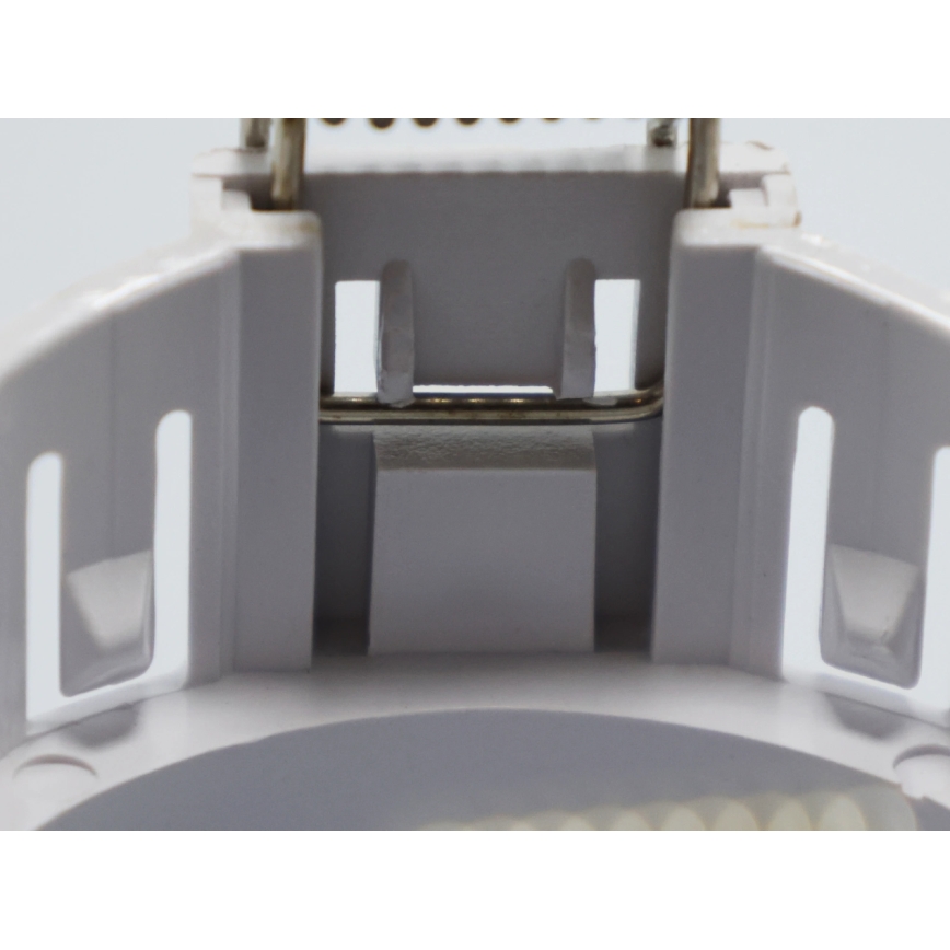 Cadre pour spot encastré GU10 8,6x8,6 cm blanc