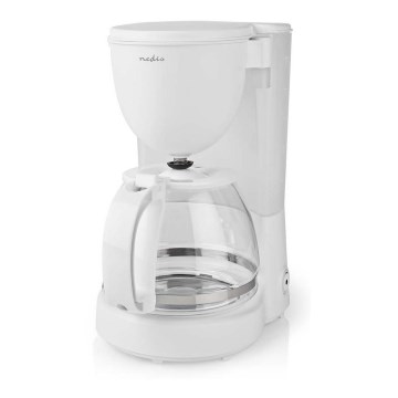 Cafetière à filtre 1,25 l avec fonction de maintien de la température blanc