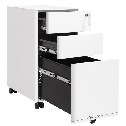 Caisson de bureau SECURIO blanc