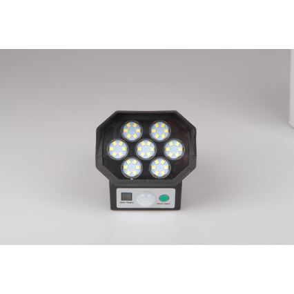 Caméra de surveillance factice avec détecteur et avec panneau solaire LED/5W/5,5V 800 mAh IP65 + Télécommande