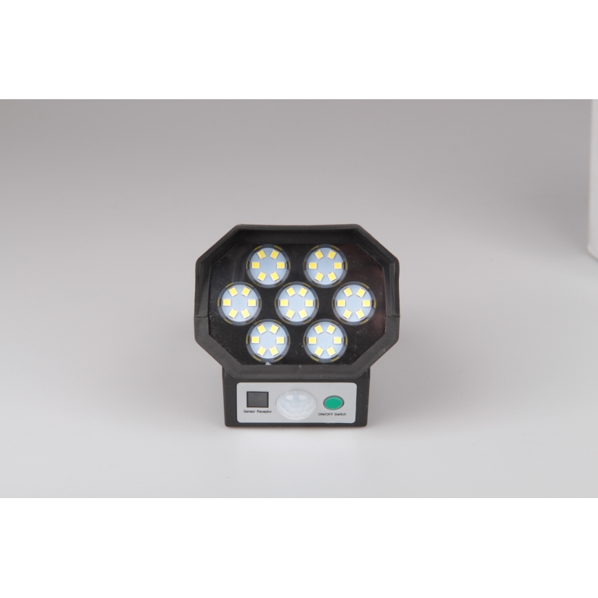 Caméra de surveillance factice avec détecteur et avec panneau solaire LED/5W/5,5V 800 mAh IP65 + Télécommande