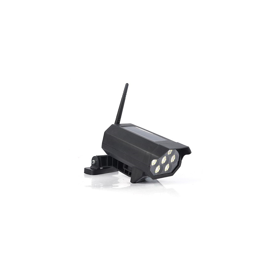 Caméra de surveillance factice avec détecteur et avec panneau solaire LED/5W/5,5V 800 mAh IP65 + Télécommande