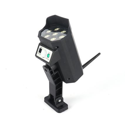 Caméra de surveillance factice avec détecteur et avec panneau solaire LED/5W/5,5V 800 mAh IP65 + Télécommande