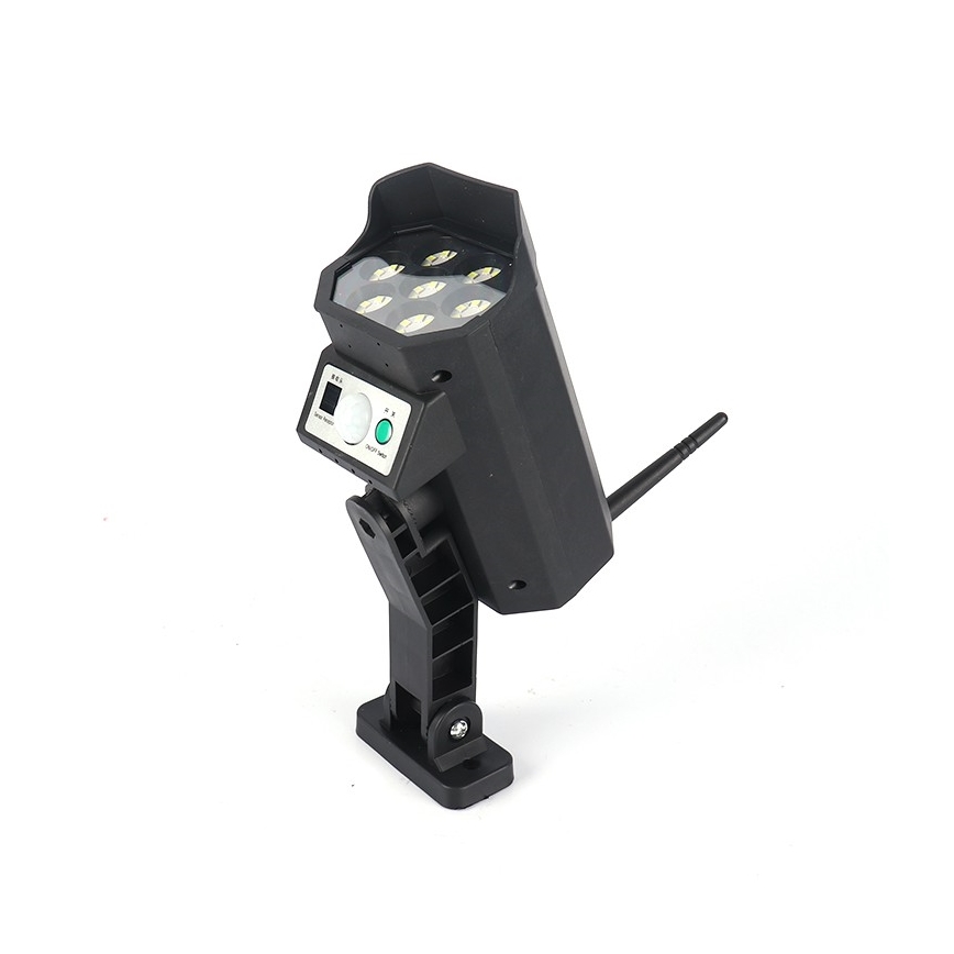 Caméra de surveillance factice avec détecteur et avec panneau solaire LED/5W/5,5V 800 mAh IP65 + Télécommande