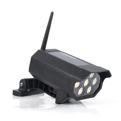 Caméra de surveillance factice avec détecteur et avec panneau solaire LED/5W/5,5V 800 mAh IP65 + Télécommande