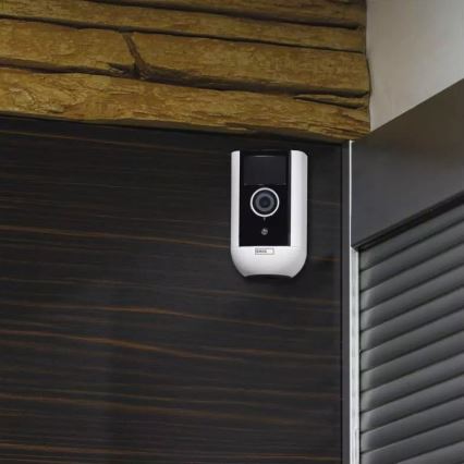 Caméra extérieure connectée avec détecteur de mouvement GoSmart 5V 9600mAh IP65 Wi-Fi Tuya