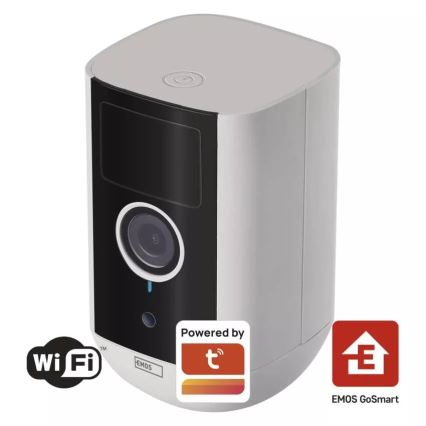 Caméra extérieure connectée avec détecteur de mouvement GoSmart 5V 9600mAh IP65 Wi-Fi Tuya