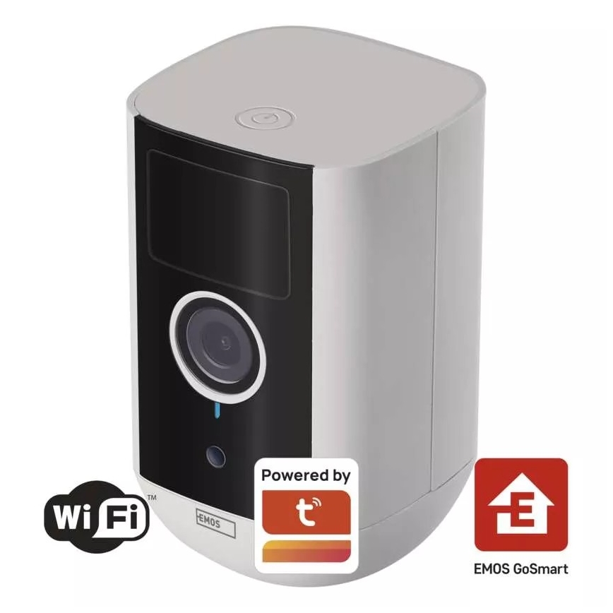 Caméra extérieure connectée avec détecteur de mouvement GoSmart 5V 9600mAh IP65 Wi-Fi Tuya