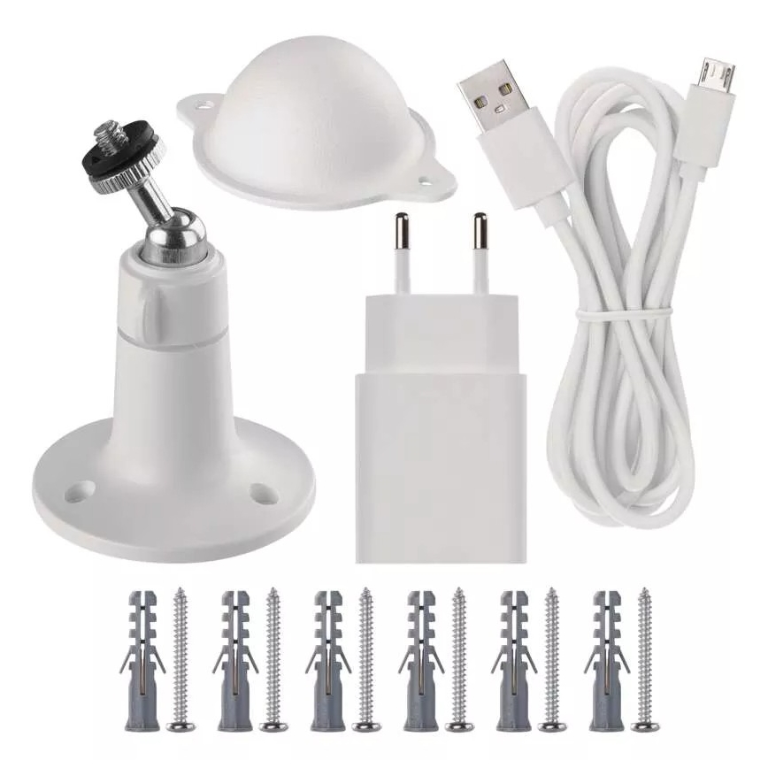 Caméra extérieure connectée avec détecteur de mouvement GoSmart 5V 9600mAh IP65 Wi-Fi Tuya