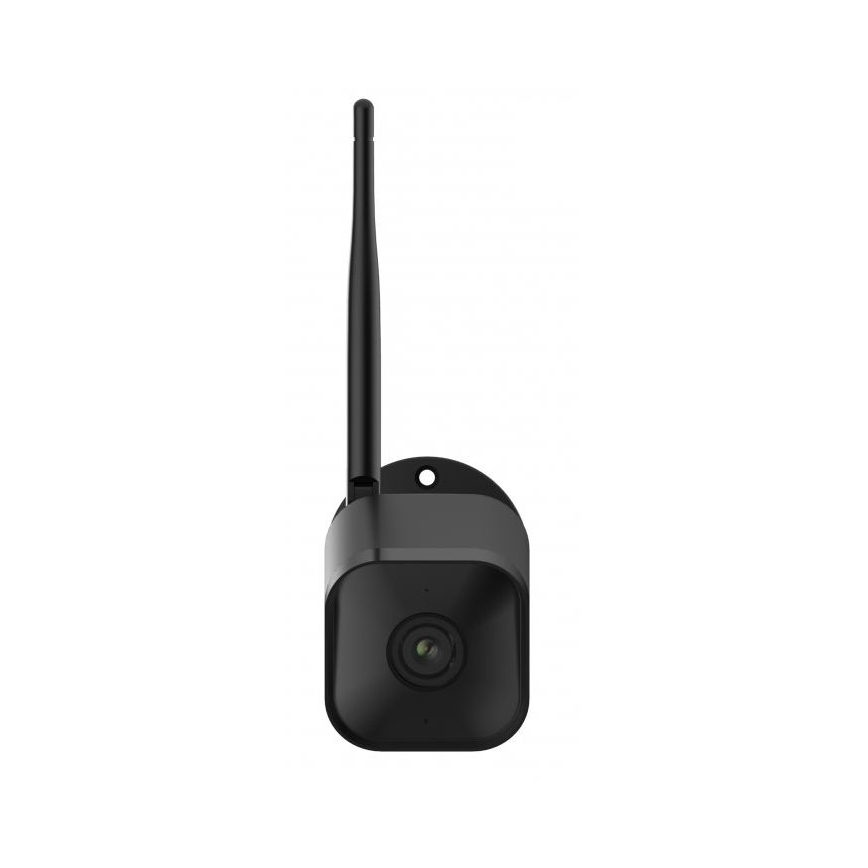 Caméra extérieure intelligente avec capteur Full HD 1080p 12V IP65 Wi‑Fi compatible Tuya noire