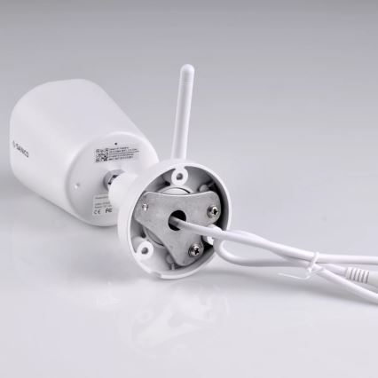 Caméra intelligente d'extérieur COSMO LED/230V/Wi-Fi Tuya IP66