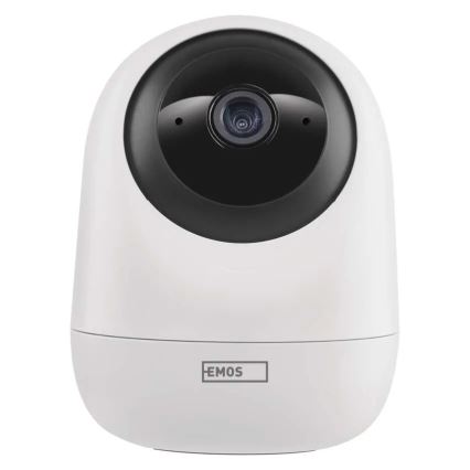 Caméra intérieure pivotante intelligente avec capteur de mouvement GoSmart 5V Wi-Fi Tuya blanche
