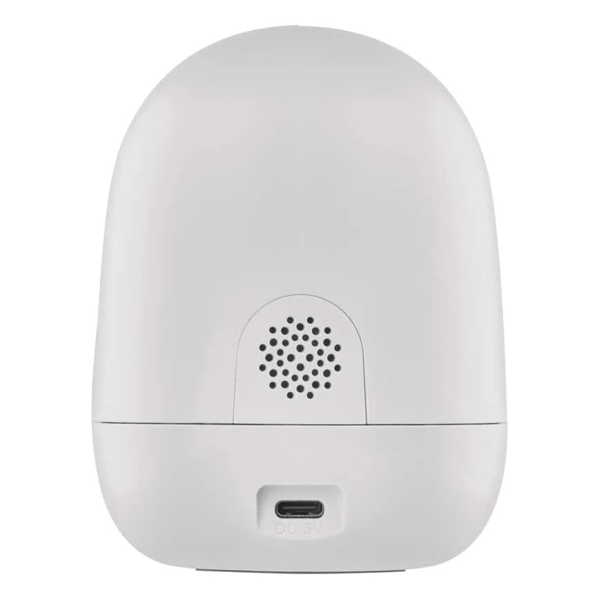 Caméra intérieure pivotante intelligente avec capteur de mouvement GoSmart 5V Wi-Fi Tuya blanche