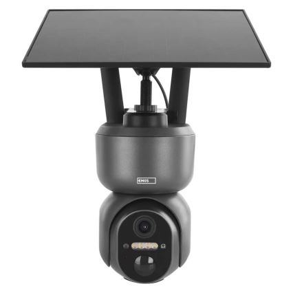 Caméra solaire connectée équipée d'un capteur GoSmart 4G/LTE, batterie 10400 mAh 5V, indice de protection IP65, compatible Tuya