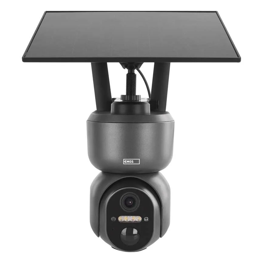 Caméra solaire connectée équipée d'un capteur GoSmart 4G/LTE, batterie 10400 mAh 5V, indice de protection IP65, compatible Tuya