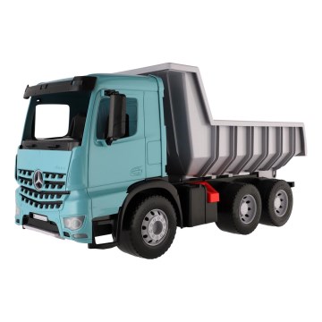 Camion benne Mercedes GIGA TRUCKS 65 cm bleu/gris