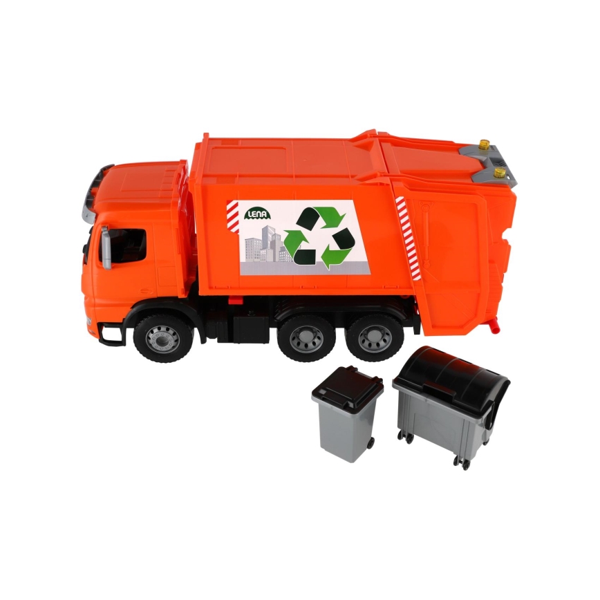 Camion-poubelle Mercedes WORXX 53 cm orange