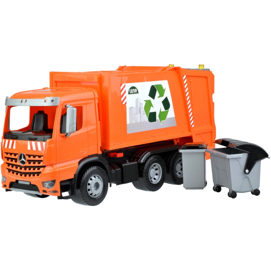 Camion-poubelle Mercedes WORXX 53 cm orange