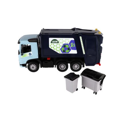 Camion poubelle Volvo WORXX 53 cm bleu/noir